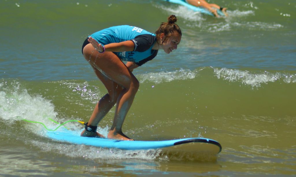Agnes Water surf lesson.